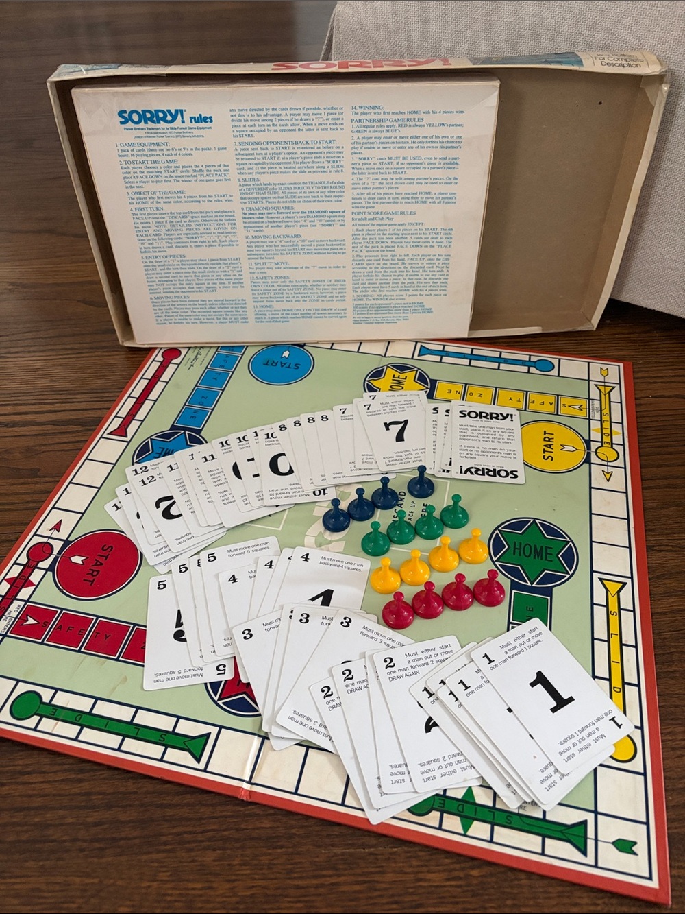Vintage Classic Brothers Sorry! Board Game